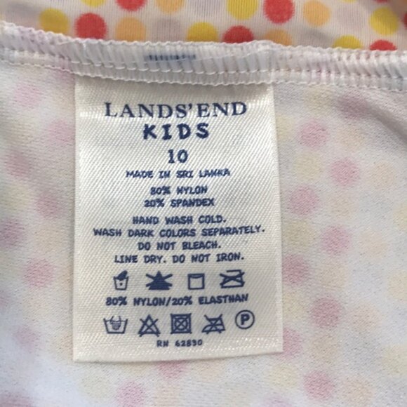 Girls Lands’ End Tankini Top - Picture 3 of 3